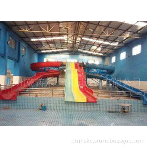 Indoor Combination Kid Water Slides With Open Spiral / Rain